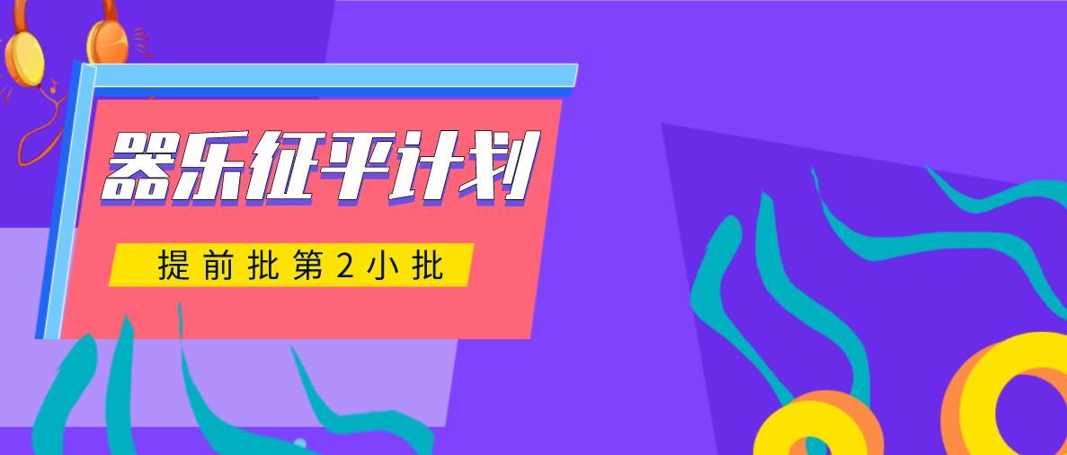 江苏2020年艺术类提前批本科征平计划((第2小批)(器乐)