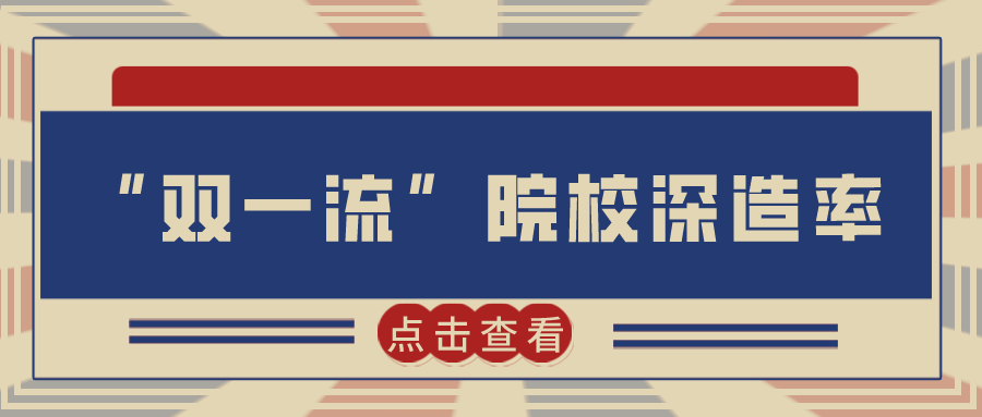 88所&ldquo;双一流&rdquo;院校，公布深造率！
