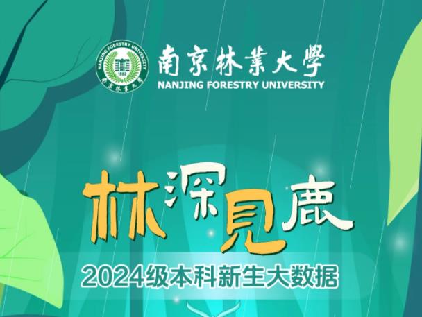 7805位新生！南京林业大学2024级本科新生大数据来啦！