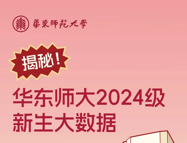 11812人！华东师范大学2024级新生大数据出炉！