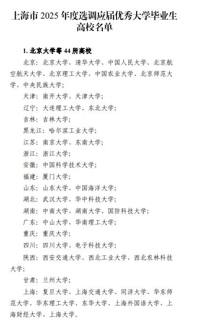 1727058605900039.jpg 2025上海定向选调生目标院校出炉!44所大学受优待!.jpg