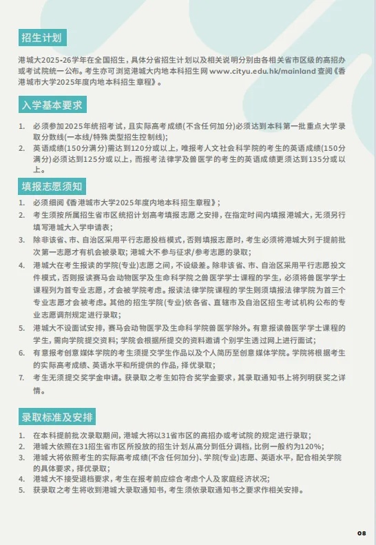 扩招80人！香港城市大学2025年内地本科招生简章发布！8_副本.jpg