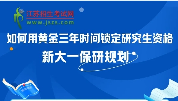 8月8日14点，新大一保研规划专场直播，等你来看！