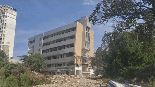 正式拆除！再见了，大学老校区！