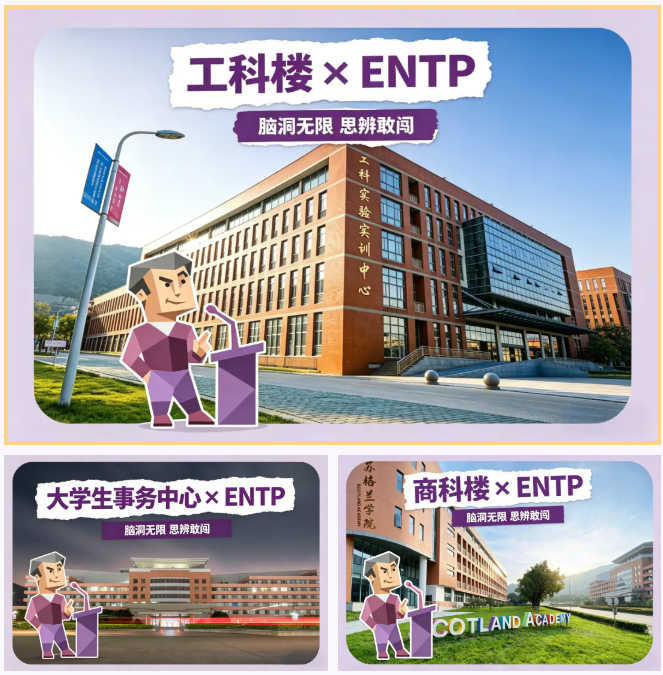 砖瓦亦有性格：无锡太湖学院建筑的MBTI人格诗