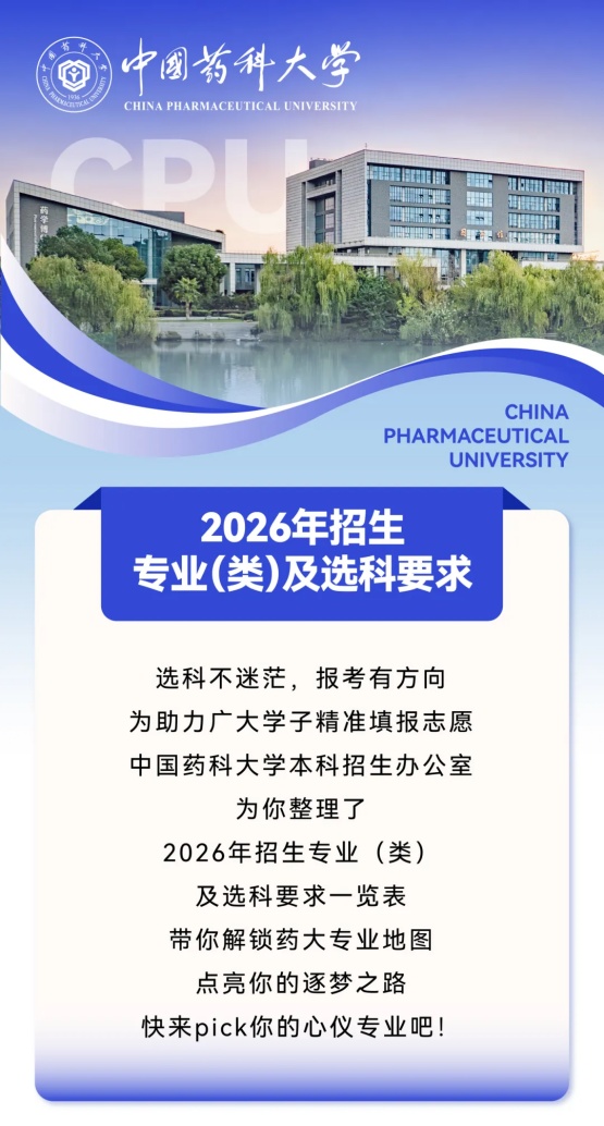 中国药科大学2026年招生专业（类）及选科要求一览表2_副本.jpg