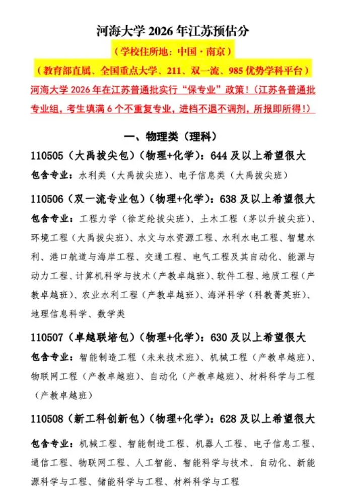 关注！近40所江苏高校2026年预估分数线出炉！.png